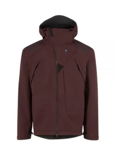 Men's Jolner Hooded Zip-Up Jacket Amaranth Red - KLATTERMUSEN - BALAAN 2