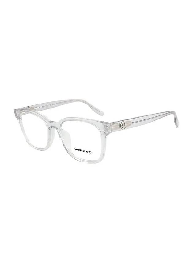 Eyewear Square Acetate Eyeglasses Grey - MONTBLANC - BALAAN 3