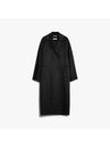 Capi Wool Double Coat Black - S MAX MARA - BALAAN 1