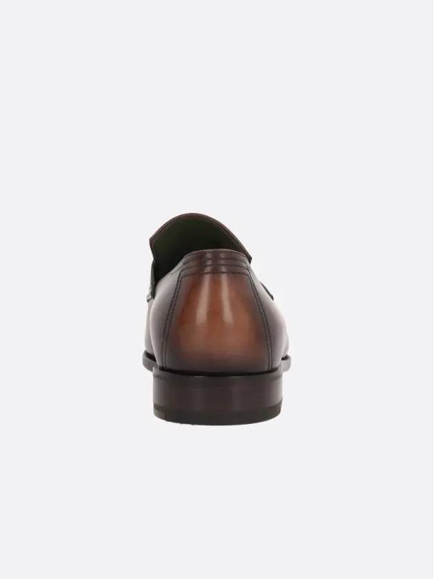 Leather Penny Loafer Brown - BERLUTI - BALAAN 4