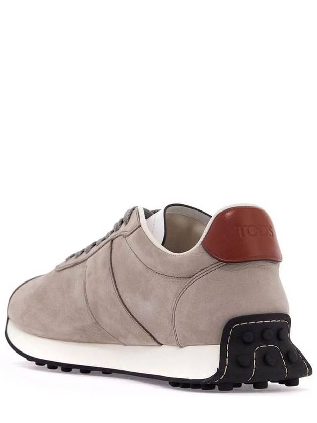 T Vintage Leather Low Top Sneakers Gray - TOD'S - BALAAN 3