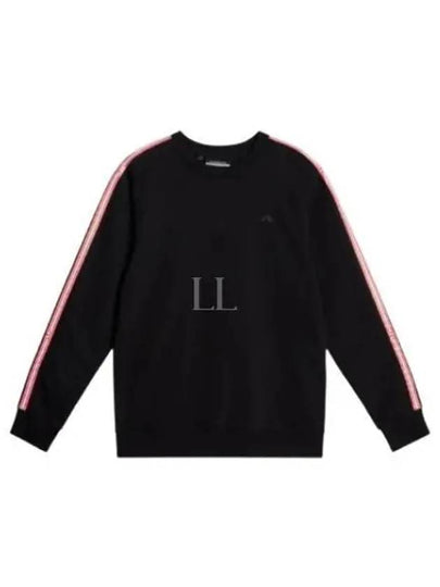 Sneaky Crew Neck Sweatshirt Black - J.LINDEBERG - BALAAN 2