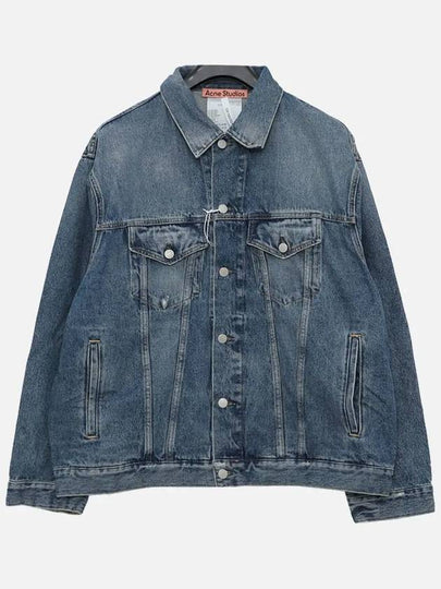 Rob Relaxed Denim Jacket Vintage Blue - ACNE STUDIOS - BALAAN 2