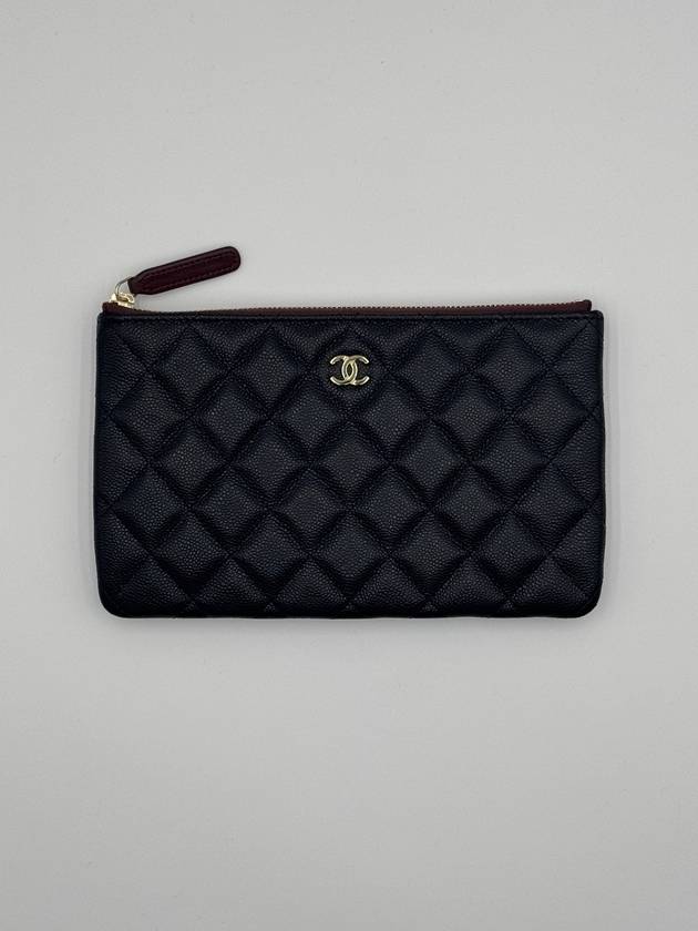 Classic small clutch caviar black gold AP4101 - CHANEL - BALAAN 2