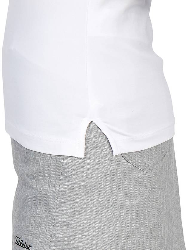 Golf wear polo brushed long sleeve t-shirt G01562 001 - HYDROGEN - BALAAN 9