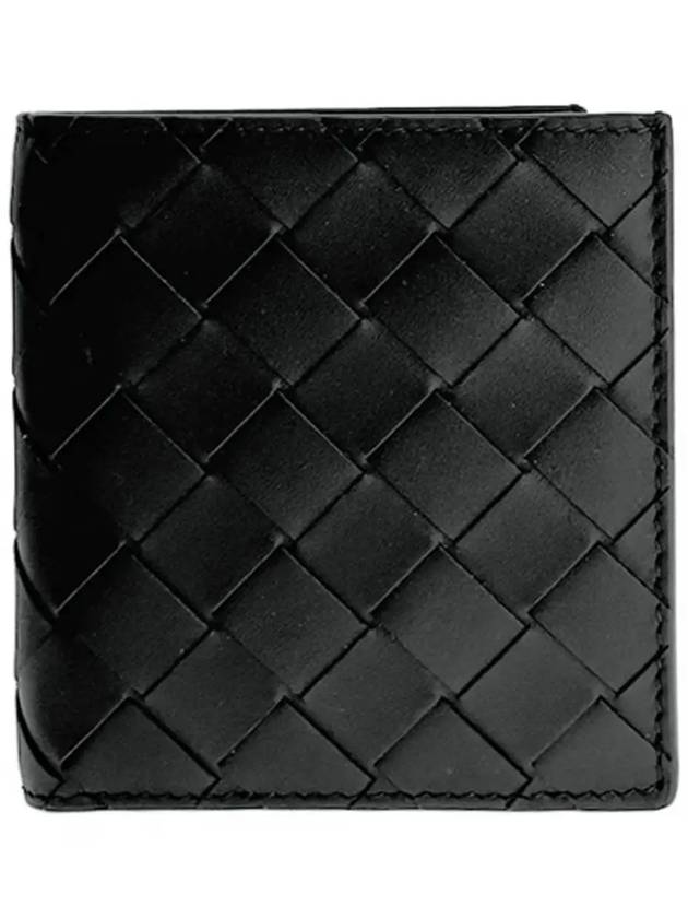 Intrecciato Slim Half Wallet Black - BOTTEGA VENETA - BALAAN 2