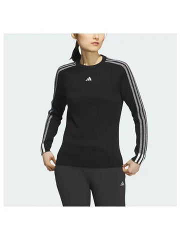 adidas GOLF 3S long sleeve pullover sweater HY0901 - ADIDAS GOLF - BALAAN 1