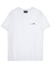 Men's Item Logo Cotton Short Sleeve T-Shirt White - A.P.C. - BALAAN 10