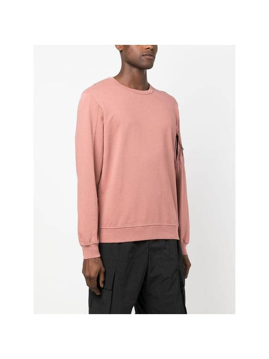 Light Fleece Sweatshirt Pink - CP COMPANY - BALAAN 1