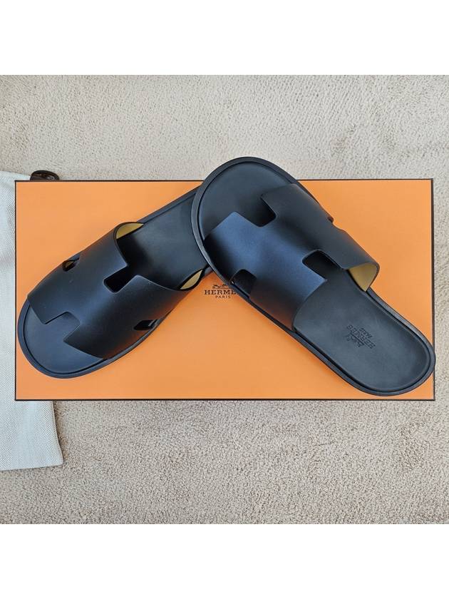 Izmir Sandal Calfskin & Noir - HERMES - BALAAN 5