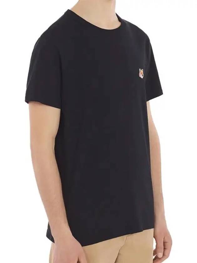 Fox Head Patch Classic Short Sleeve T-Shirt Black - MAISON KITSUNE - BALAAN 5