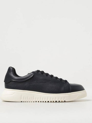 Sneakers Emporio Armani in pelle a grana - EMPORIO ARMANI - BALAAN 1