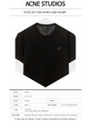 Nash Face Short Sleeve T-Shirt Black - ACNE STUDIOS - BALAAN 3