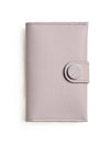 R M S card holder lavender pink silver plate - HERMES - BALAAN 1