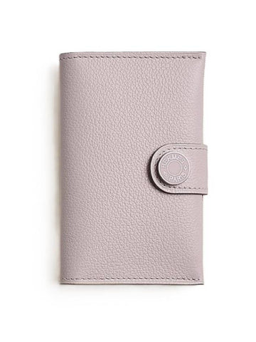 R M S card holder lavender pink silver plate - HERMES - BALAAN 1