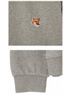 Fox Head Patch Adjusted Sweatshirt Grey Melange - MAISON KITSUNE - BALAAN 7