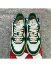 Men's Medalist Leather Low Top Sneakers Green - AUTRY - BALAAN 4