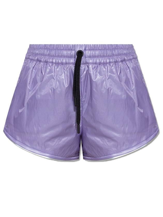 Women's Ripstop Nylon Shorts Purple - MONCLER - BALAAN 1