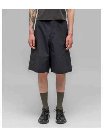 U Team Cargo Shorts Black - 032C - BALAAN 1