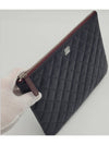 Classic Caviar New Medium Clutch Black A82545 - CHANEL - BALAAN 4