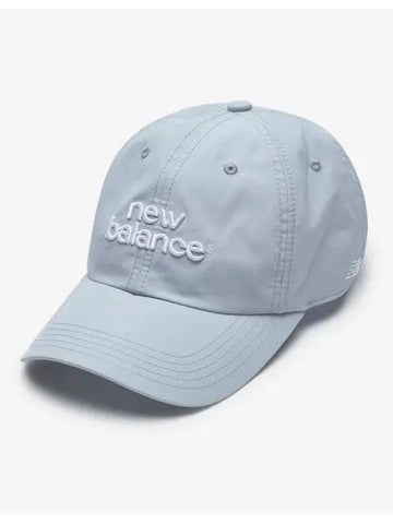 NBGDFSW102 Letter Graphic Nylon Ball Cap LIGHT BLUE - NEW BALANCE - BALAAN 1