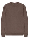 Lyle Light Merino Wool Knit Top Walnut Melange - J.LINDEBERG - BALAAN 2