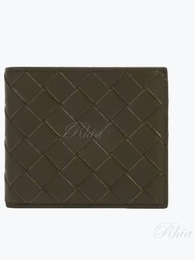 Intrecciato Bifold Half Wallet Khaki - BOTTEGA VENETA - BALAAN 2