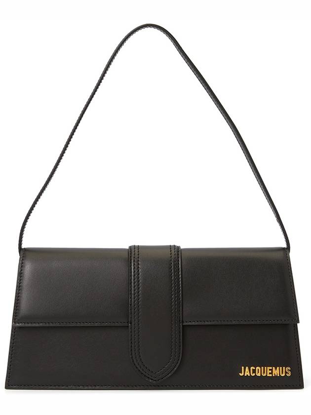 Le Bambino Long Flap Shoulder Bag Black - JACQUEMUS - BALAAN 2