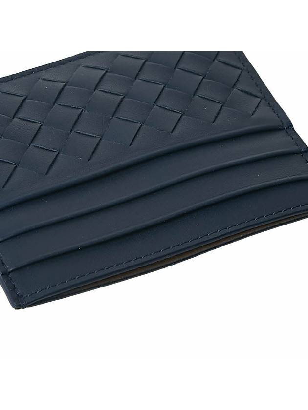 Intrecciato Classic Card Wallet Navy - BOTTEGA VENETA - BALAAN 8