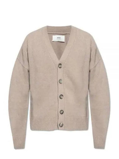 Wool cashmere cardigan UKC110 KN0028 281 - AMI - BALAAN 1