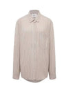 Jasolo Striped Long Sleeve Shirt Brown - ISABEL MARANT - BALAAN 2