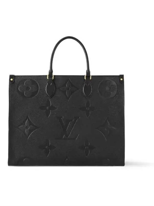 OnTheGo Monogram Empreinte Leather Tote Bag Black - LOUIS VUITTON - BALAAN 2