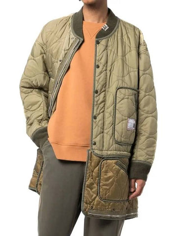 Jacket Layered Quilted Coat Men's Khaki A09CT051 KHAKI - MIHARA YASUHIRO - BALAAN 1