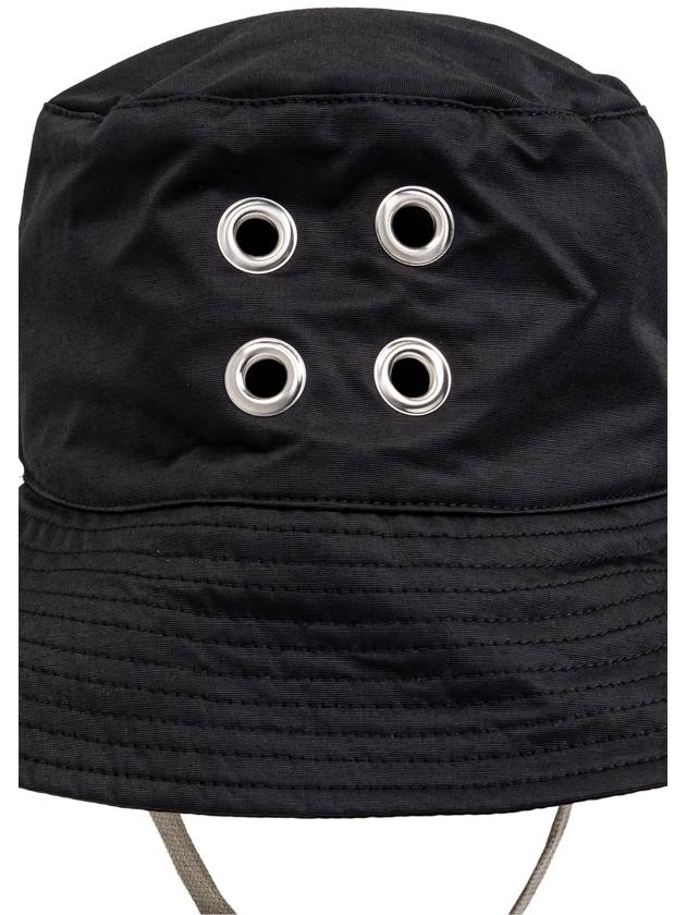 Rick Owens DRKSHDW Hat Gilligan, Men's, Black - RICK OWENS - BALAAN 4