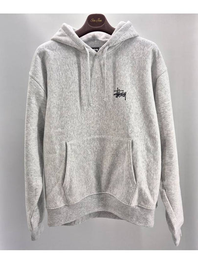 Basic Hoodie 2024 Ash Heather Stussy - STUSSY - BALAAN 2