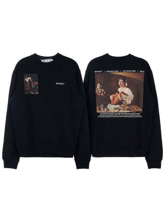 Caravaggio print sweatshirt black - OFF WHITE - BALAAN.