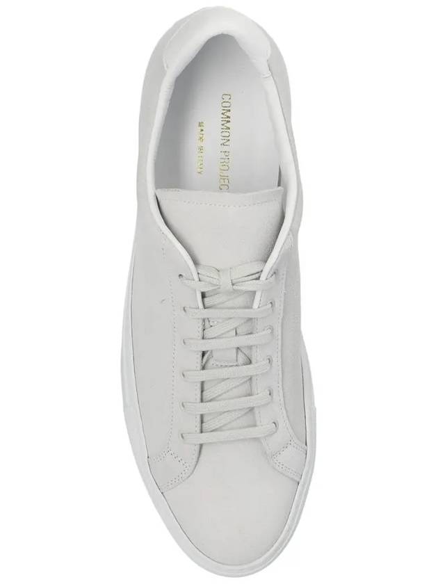 Retro Suede Low Top Sneakers White - COMMON PROJECTS - BALAAN 5