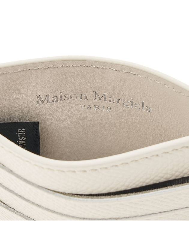 Stitch Diagonal Card Wallet Light Grey - MAISON MARGIELA - BALAAN 10