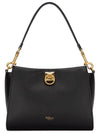 Iris Small Leather Shoulder Bag Black - MULBERRY - BALAAN 1