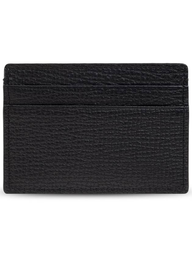 Versace Leather Card Holder, Men's, Black - VERSACE - BALAAN 2