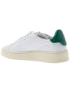 Dallas Green Tab Leather Low Top Sneakers White - AUTRY - BALAAN 4