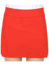 Women's Amelie H Line Skirt Red - J.LINDEBERG - BALAAN 7