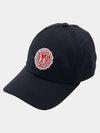 Heart Logo Patch Cotton Ball Cap Black - AMI - BALAAN 2