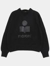 Moby Logo Print Sweatshirt Black - ISABEL MARANT - BALAAN 4