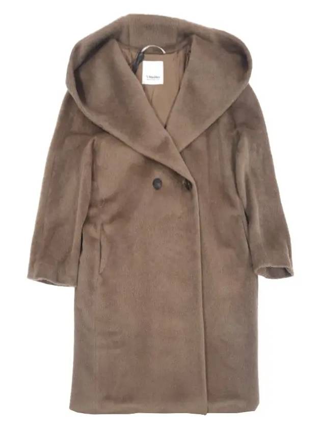 Eliana Belt Wool Double Coat Brown - S MAX MARA - BALAAN 2