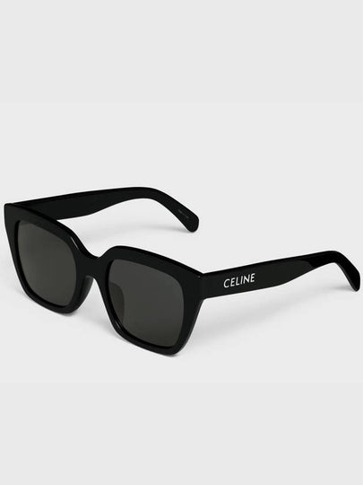 Eyewear Monochrome 03 Acetate Sunglasses Black - CELINE - BALAAN 2