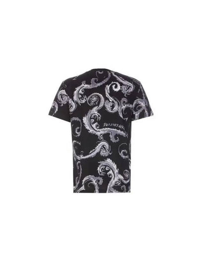 COUTURE Cotton Short Sleeve T Shirt 77GAH6S0 JS388KJ2 - VERSACE - BALAAN 2