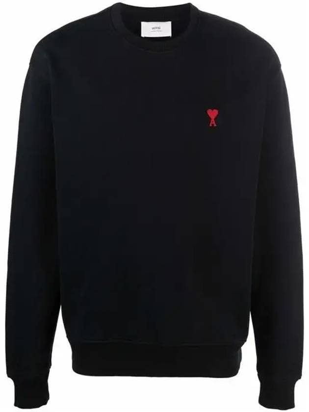 BFUSW001 Heart embroidery logo sweatshirt - AMI - BALAAN 1