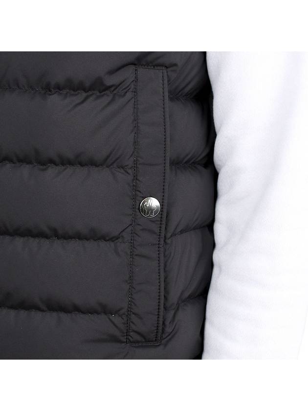 Bourget Hooded Down Vest Black - MONCLER - BALAAN 9