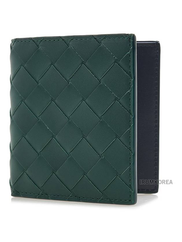 Intrecciato Slim Half Wallet Green - BOTTEGA VENETA - BALAAN 2